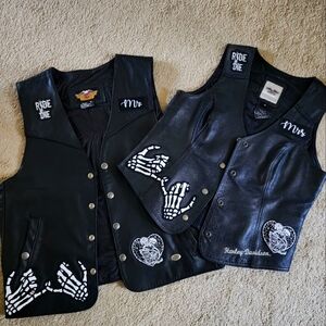 Harley Davidson couples vest